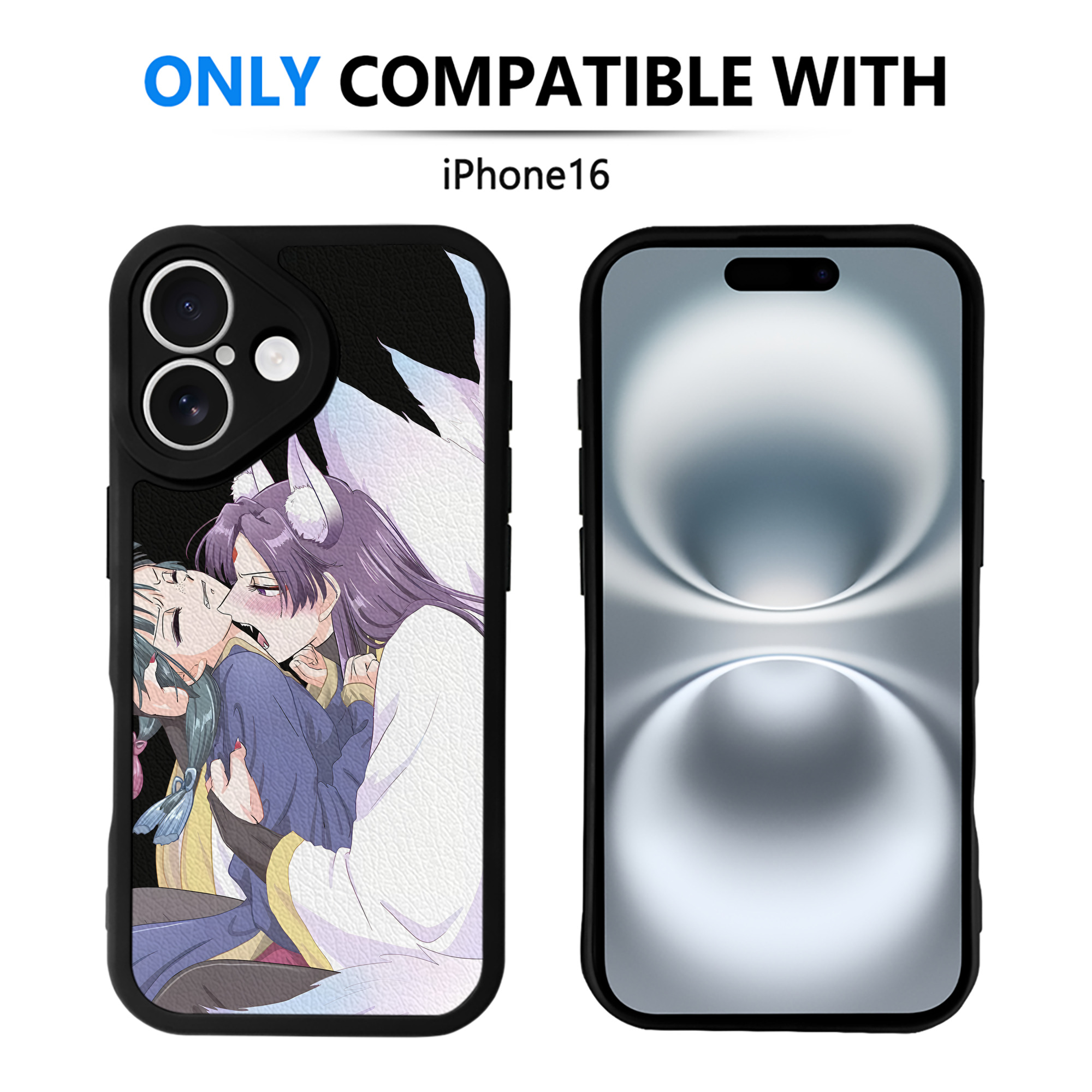（画像用） 薬屋のひとりごと The Apothecary Diaries 【iPhone 16シリーズ対応】シリコンスマホケース（レザー調） 材質：シリコン